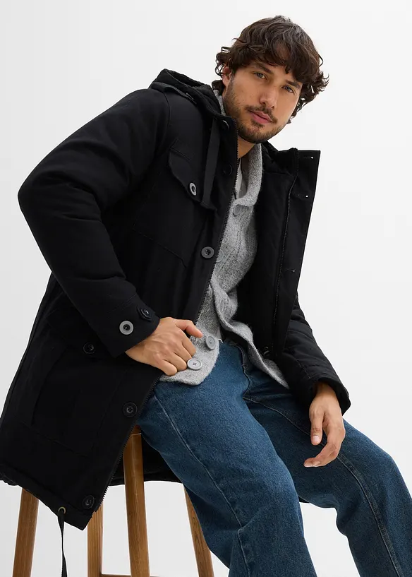 Parka da campo invernale  fodera teddy morbida, bonprix