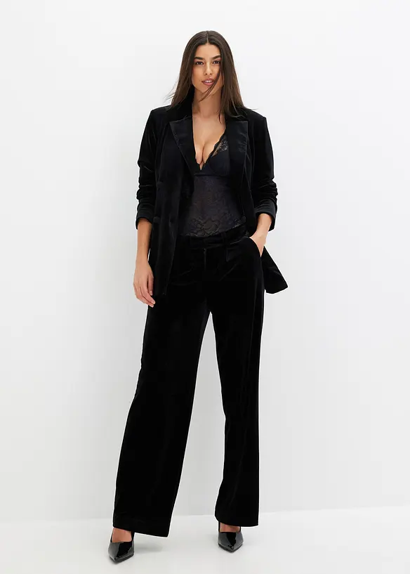 Pantaloni in velluto morbido, bonprix