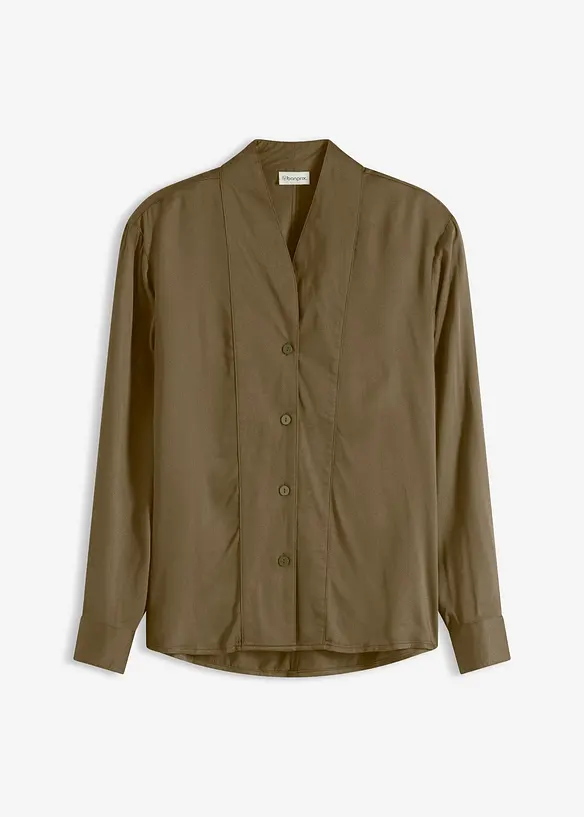 Camicia in satin fluente, bonprix