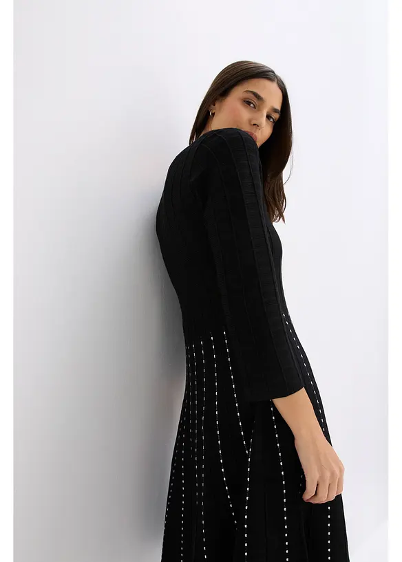 Abito in maglia di misto viscosa morbido, bonprix