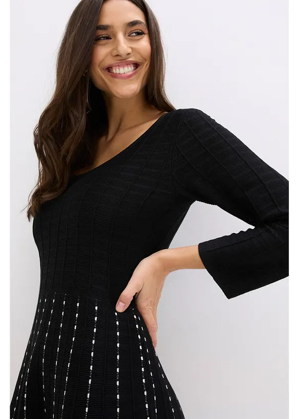 Abito in maglia di misto viscosa morbido, bonprix