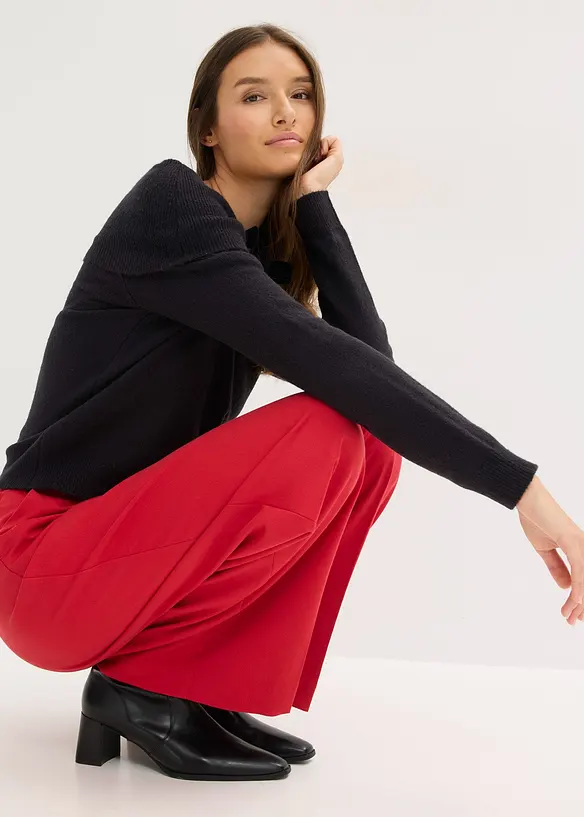 Maglione oversize con spalle scoperte, bonprix