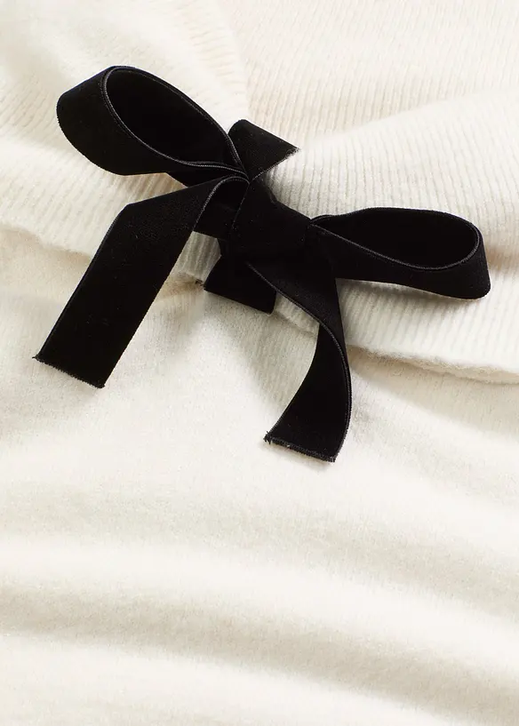 Maglione oversize con spalle scoperte, bonprix