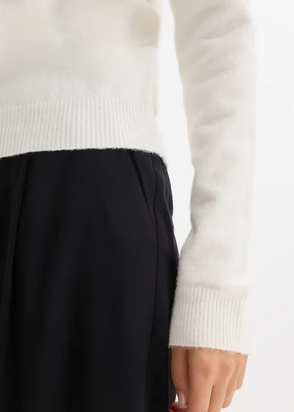 Maglione oversize con spalle scoperte, bonprix