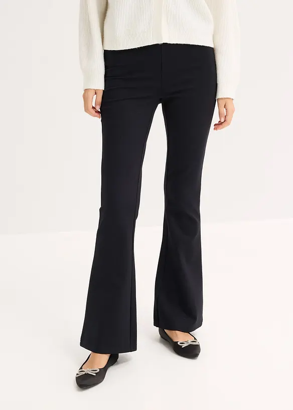 Leggings in punto di Roma comodo, bonprix