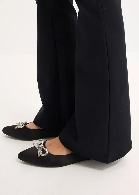 Leggings in punto di Roma comodo, bonprix