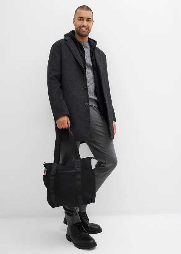 Cappotto corto in misto lana, bonprix