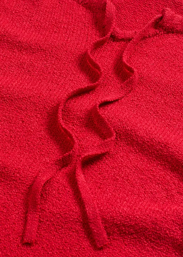 Maglione in filato grosso con laccetto, bonprix