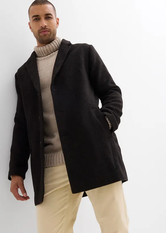 Cappotto corto in misto lana, bonprix