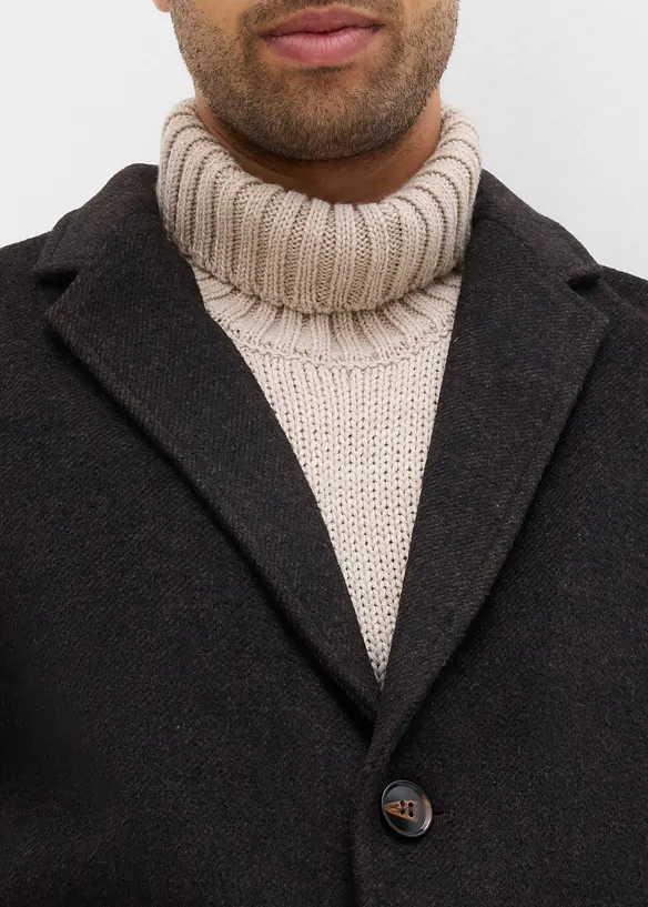 Cappotto corto in misto lana, bonprix