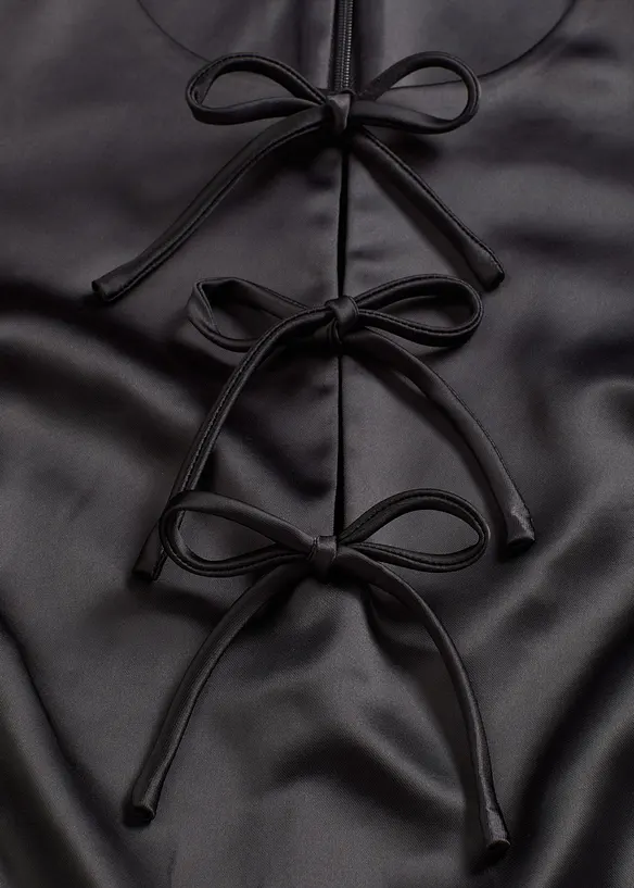 Miniabito in satin lucido, bonprix