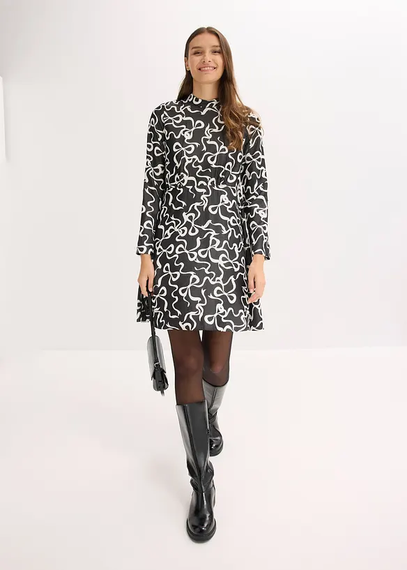 Abito midi in misto viscosa fluente, bonprix