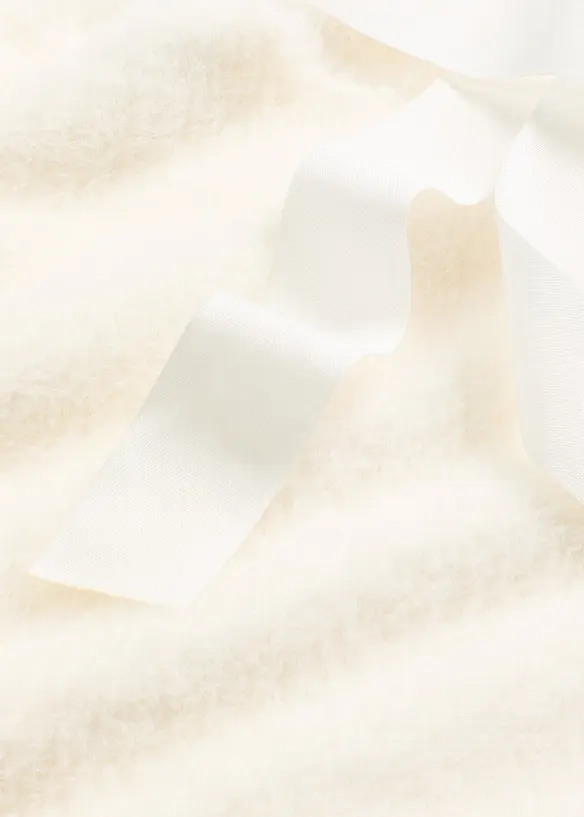 Maglione lungo in filato piumato morbido, bonprix