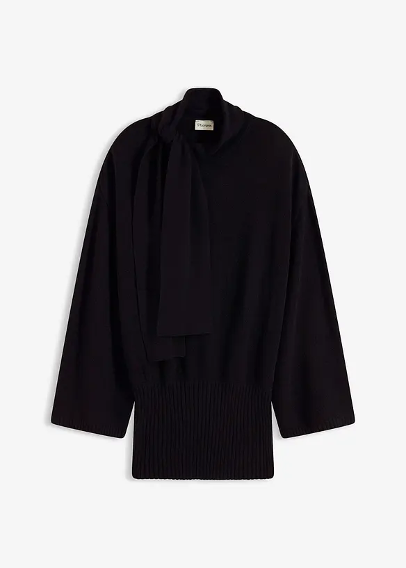 Maglione oversize in misto viscosa morbido, bonprix