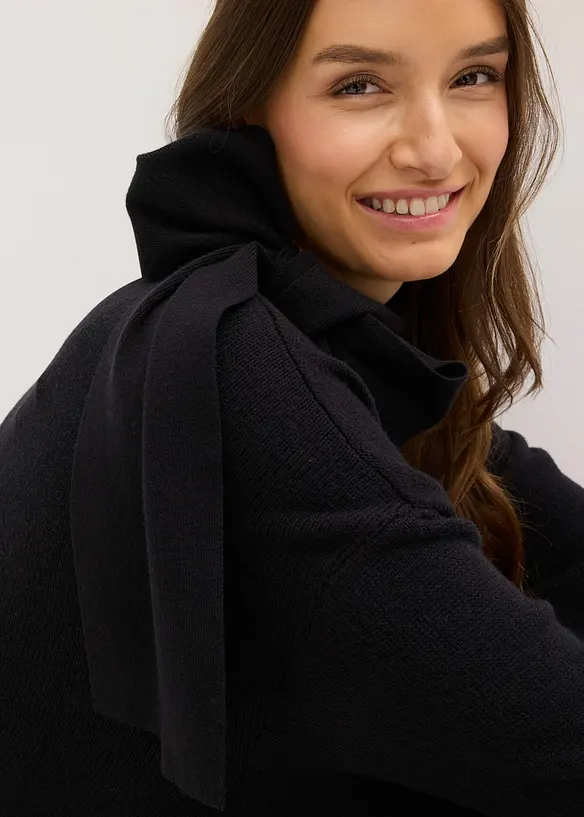 Maglione oversize in misto viscosa morbido, bonprix