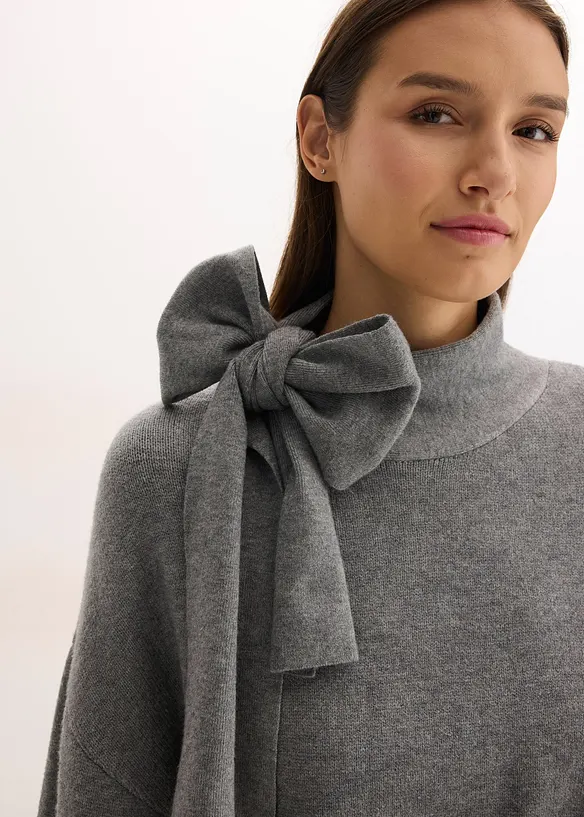 Maglione oversize in misto viscosa morbido, bonprix