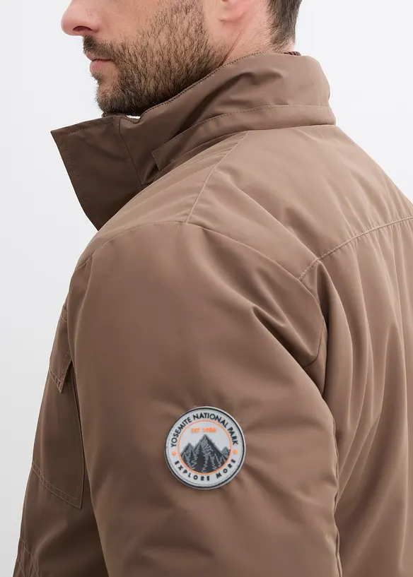 Parka lungo imbottito, bonprix