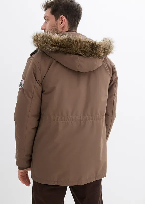 Parka lungo imbottito, bonprix