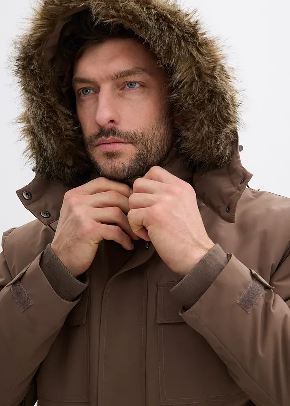 Parka lungo imbottito, bonprix