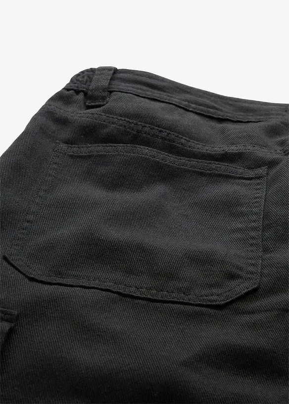 Pantaloni cargo termici con cinta comoda relaxed fit, straight, bonprix