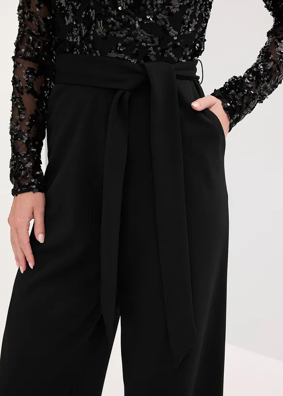 Tuta elegante con paillettes, bonprix