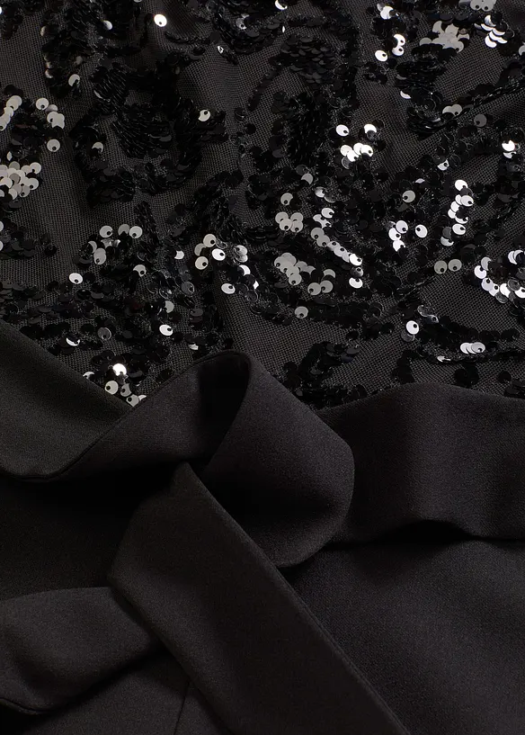 Tuta elegante con paillettes, bonprix