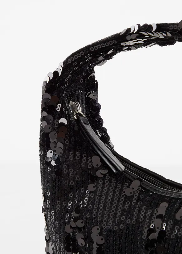 Borsa a mano piccola con paillettes, bonprix