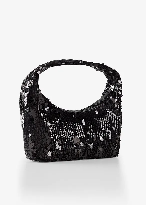 Borsa a mano piccola con paillettes, bonprix