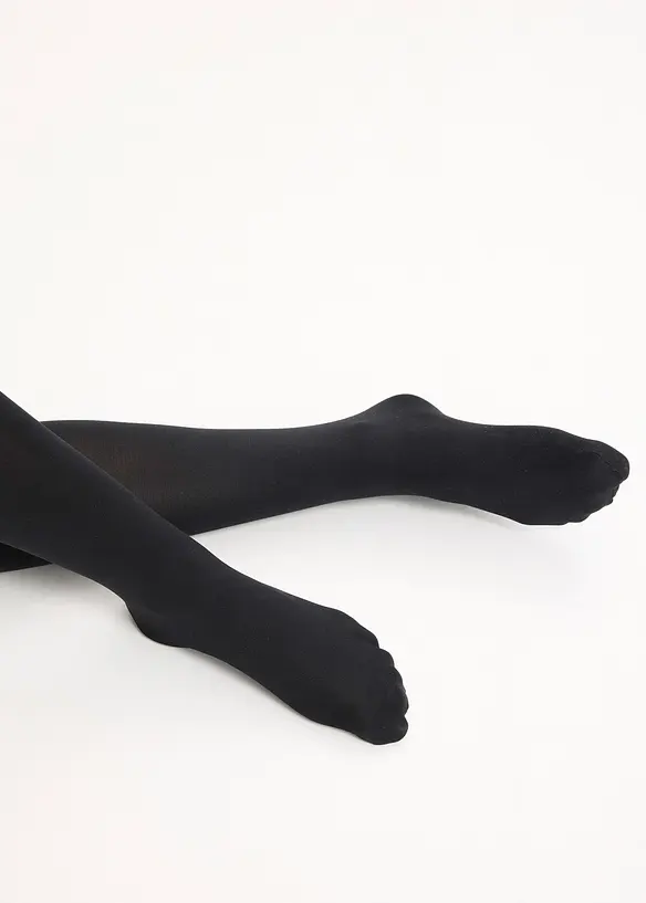 Collant modellanti extra coprenti con controllo pancia e fascia comoda, 80 den, bonprix