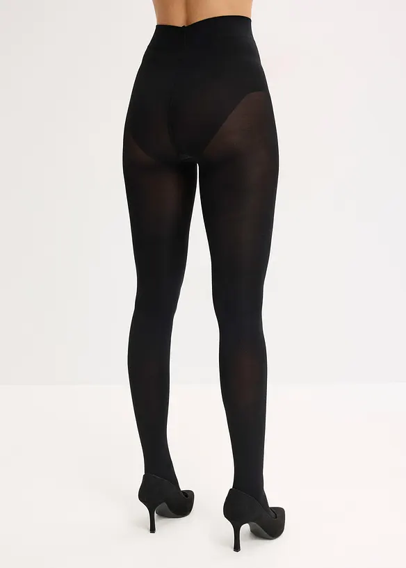 Collant modellanti extra coprenti con controllo pancia e fascia comoda, 80 den, bonprix