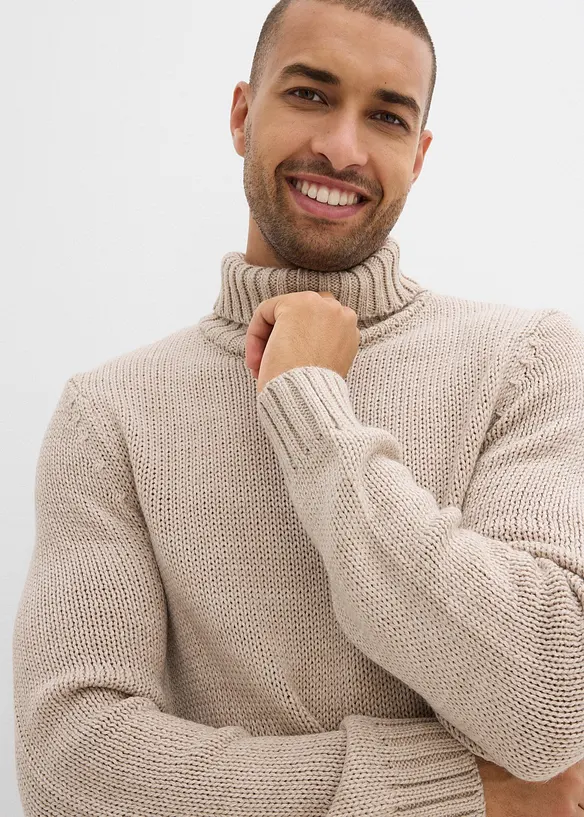 Maglione a collo alto, bonprix