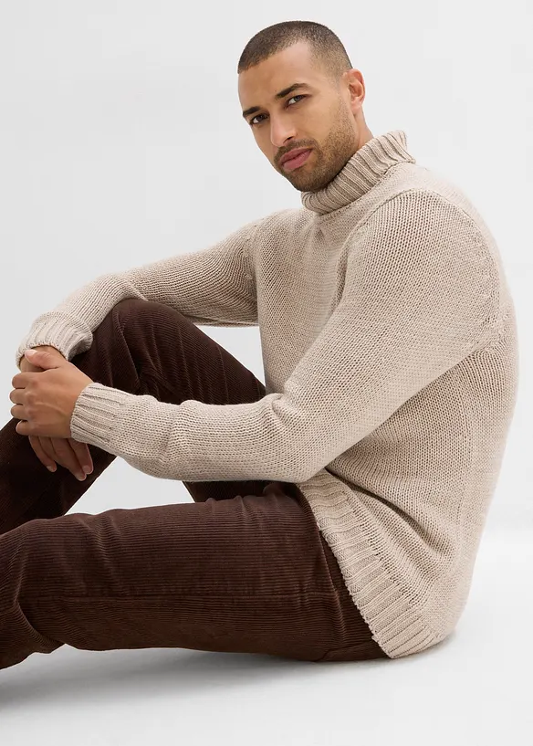 Maglione a collo alto, bonprix