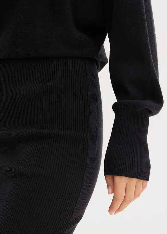 Abito in maglia di misto viscosa morbido, bonprix