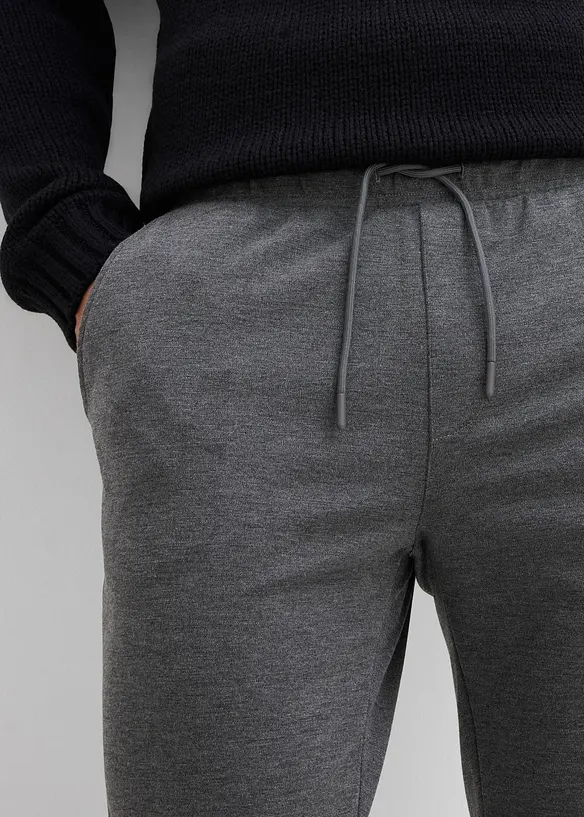 Pantaloni elasticizzati con elastico in vita, slim fit, bonprix