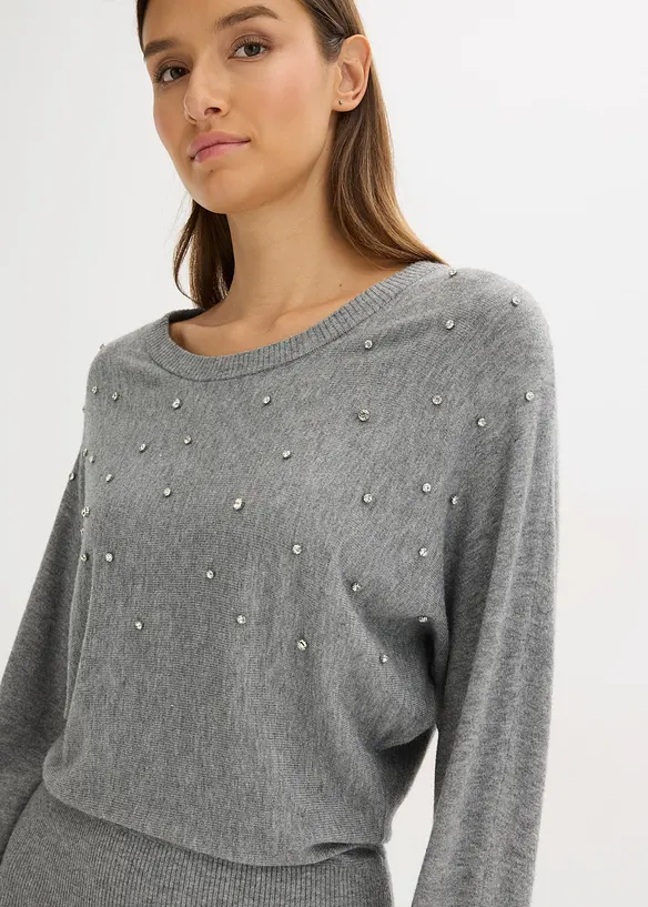 Abito in maglia di misto viscosa morbido, bonprix