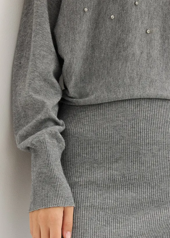 Abito in maglia di misto viscosa morbido, bonprix