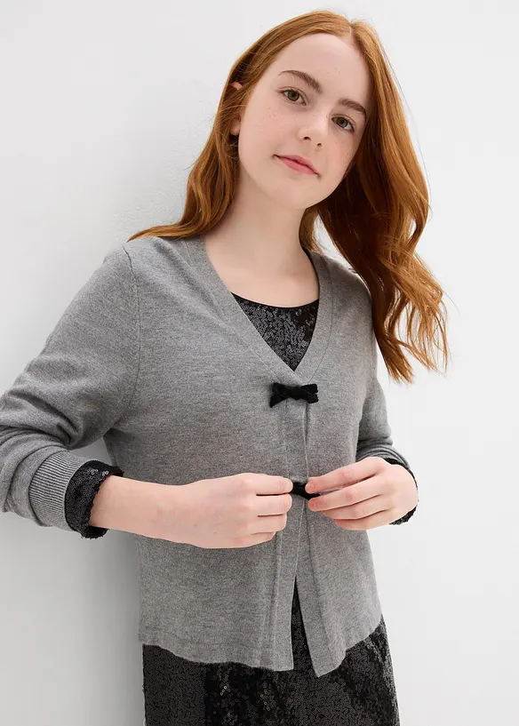 Cardigan in misto viscosa morbido, bonprix