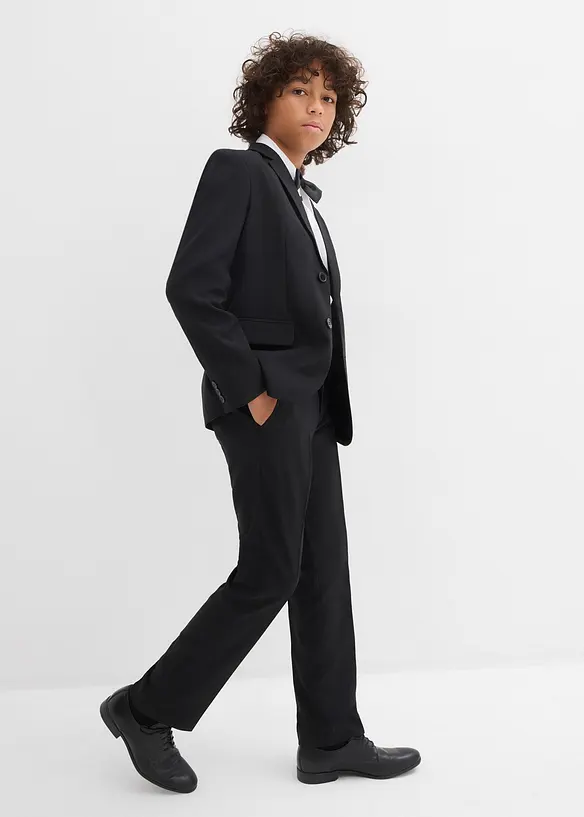 Camicia a maniche lunghe e papillon (set 2 pezzi), bonprix