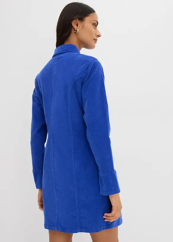 Abito aderente in velluto a coste, bonprix