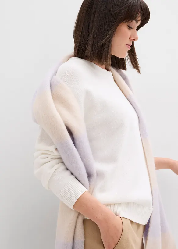 Maglione oversize in puro cotone, bonprix