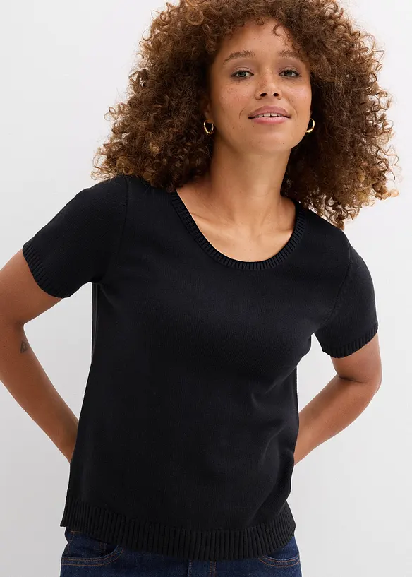 Maglione a maniche corte, bonprix