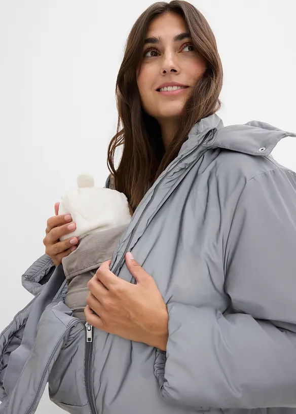 Giacca prémaman riflettente 3 in 1 con inserto babywearing e per la gravidanza, bonprix