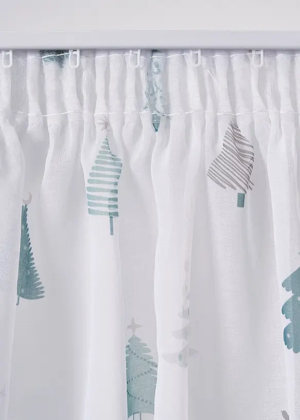 Tenda trasparente con abeti (pacco da 1), bonprix