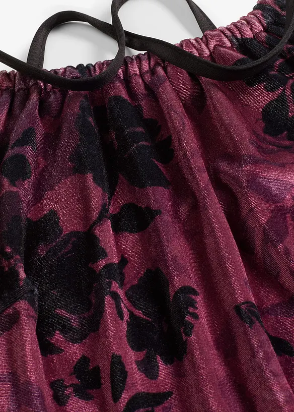 Abito lungo in velluto cangiante, bonprix