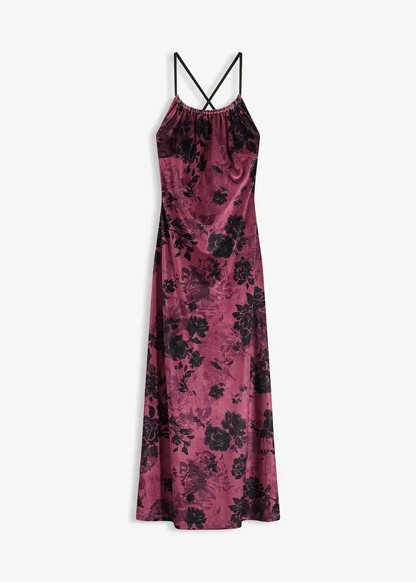 Abito lungo in velluto cangiante, bonprix