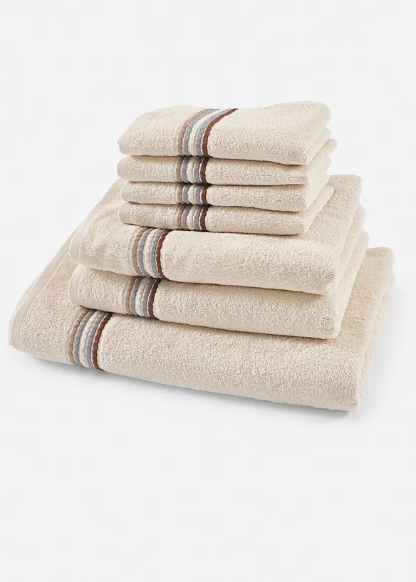 Asciugamano con righe, bonprix