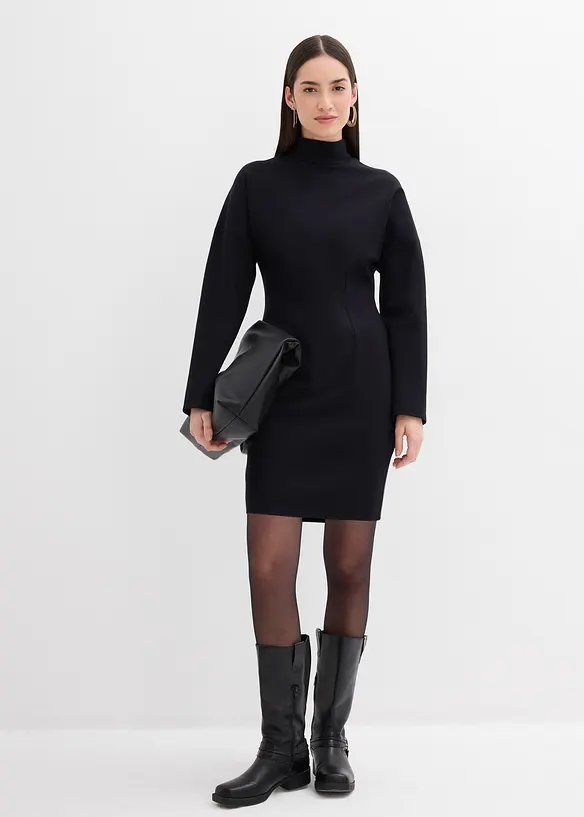 Abito in jersey punto di Roma, bonprix