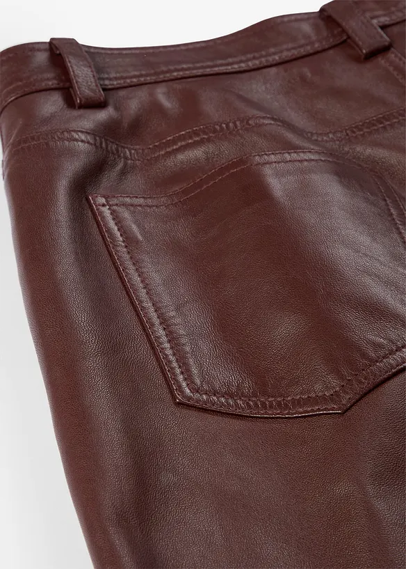 Pantaloni in nappa di agnello, bonprix