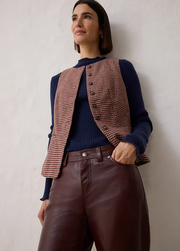 Pantaloni in nappa di agnello, bonprix