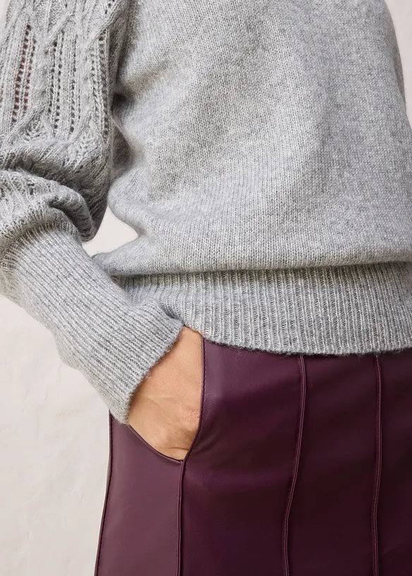 Maglione con percentuale di lana, bonprix